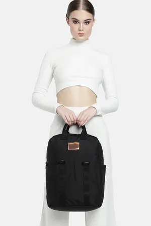 PUMA Women Black Solid Applique Core College Backpack