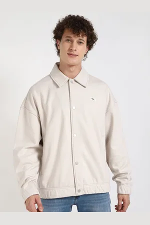 Calvin Klein Men Shirt Collar Pure Cotton Sweatshirt