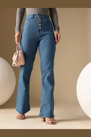 Chemistry Women Bootcut High-Rise Stretchable Jeans