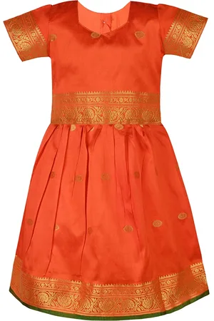 Wish Karo Girls Woven Design Ready to Wear Lehenga Choli