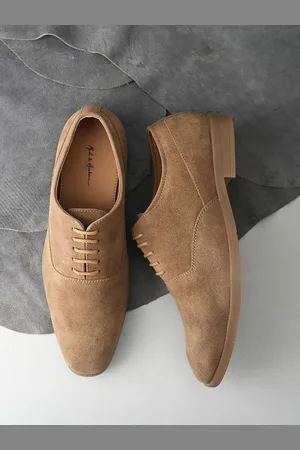 Mast & Harbour Men Lightweight Suede Lace-Up Derbys