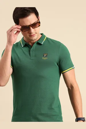 Being Human Polo Collar Pure Cotton T-shirt
