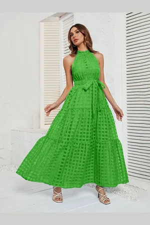 JC Mode Women Halter Neck Maxi Dress