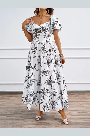 JC Mode Women Floral Printed Maxi Dress