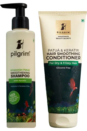 Pilgrim Advanced Patua & Keratin Smoothening Shampoo & Conditioner-400ml
