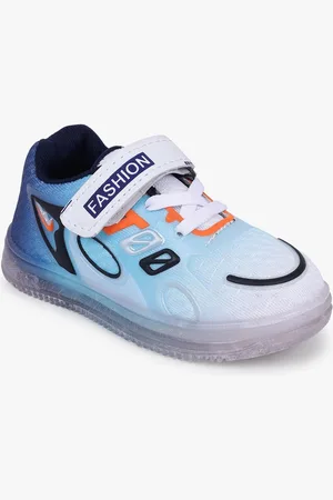 Superminis Kids Colourblocked Sneakers with Velcro Closure