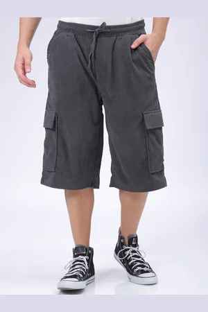 The Indian Garage Co Men Loose Fit Cargo Shorts