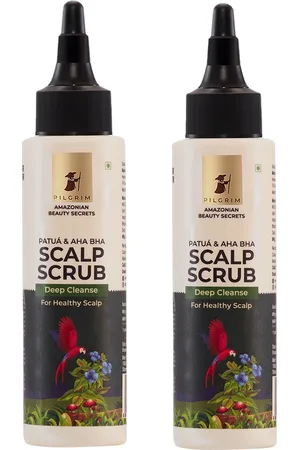 Pilgrim Set Of 2 Amazonian Beauty Secrets Putua & AHA BHA Scalp Scrub - 100ml Each
