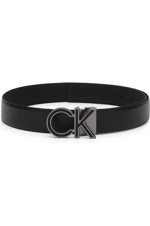 Calvin Klein Men Textured Leather Belt
