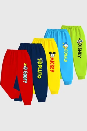 Miss and Chief Boys Pack Of 5 Printed Mid Rise Joggers