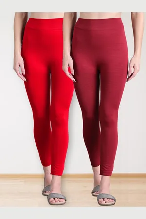Jinfo Women Pack Of 2 Ankle Length Skinny Fit Leggings