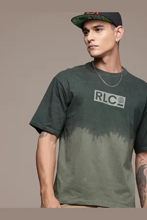 Roadster The Life Co. Relaxed Fit Tie and Dye Drop-Shoulder Sleeves Pure Cotton T-shirt