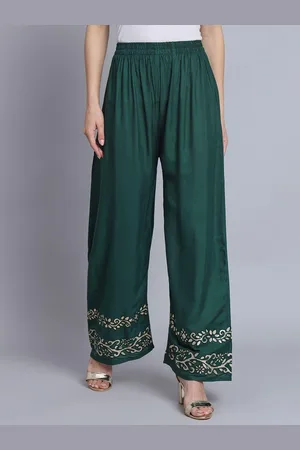 Moda Rapido Women Printed Relaxed Fit Flared Trousers