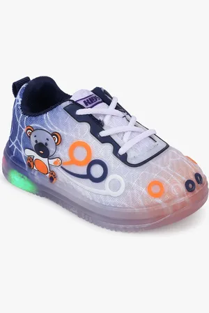 Superminis Kids Colourblocked Mid-Top Lace-Ups Sneakers