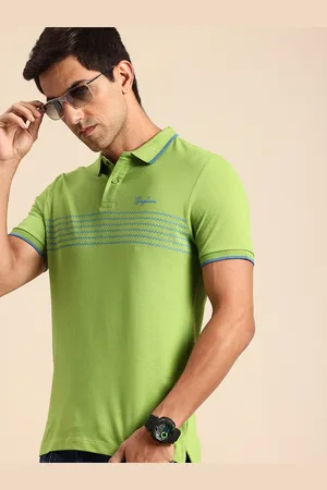 Being Human Geometric Printed Polo Collar Pure Cotton T-shirt