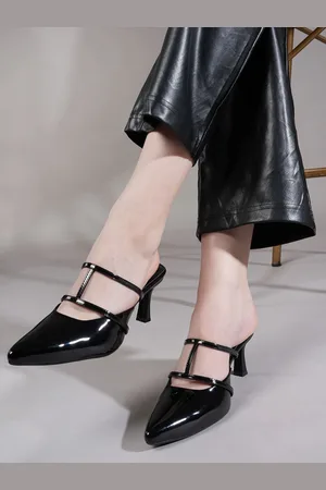 LAVIE Pointed Toe Slim Heeled Mules