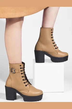 JM Looks Women Block-Heeled Chunky Boot