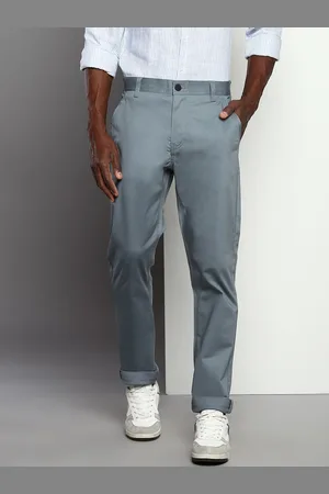 Calvin Klein Men Slim Fit Mid-Rise Trousers