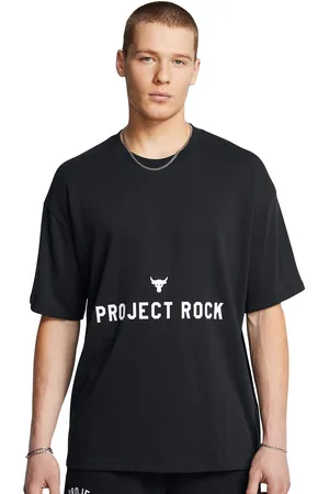 Under Armour Men Typography Printed Round Neck Cotton Relaxed Fit T-shirt