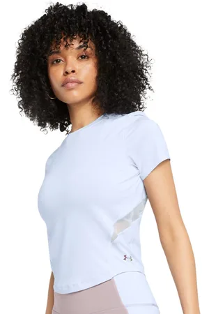 Under Armour Women Solid Round Neck Slim Fit T-shirt
