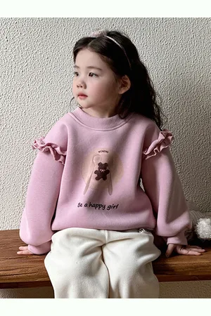 LULU & SKY Girls Printed Sweatshirt