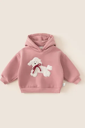 LULU & SKY Girls Self Design Sweatshirt