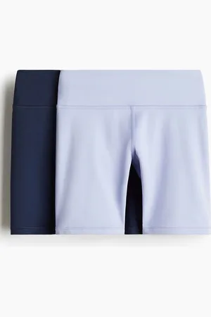 H&M 2 Pack Sports Cycling Shorts In Drymove