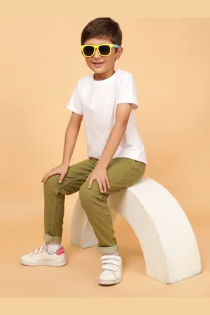 TALES & STORIES Boys Slim Fit Light Fade Jeans