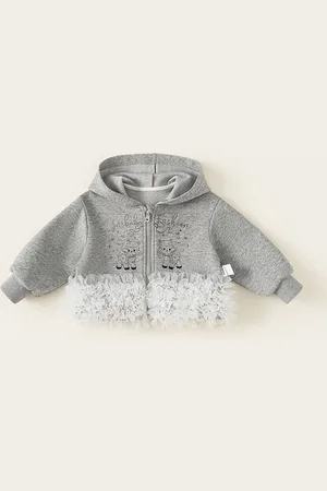 LULU & SKY Girls Printed Hooded Sweatshirt