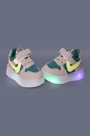 BAESD Kids Round Toe Velcro Sneakers