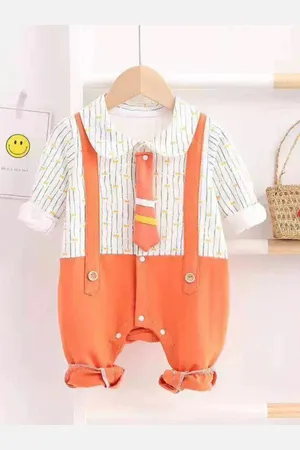 Bold N Elegant Kids Printed Tie Romper