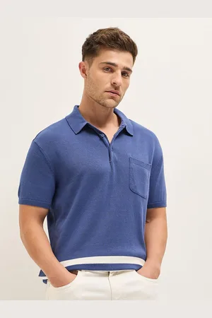 The Bear House Men Polo Collar Pockets T-shirt