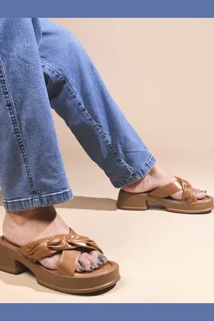 JM Looks Women Ethnic Flatform Sandals