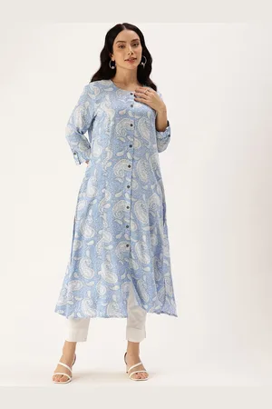Amukti Paisley Printed Straight Kurta