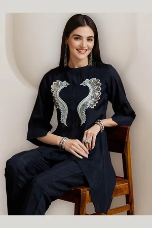 Ishin Embellished Pure Cotton Tunic & Trouser