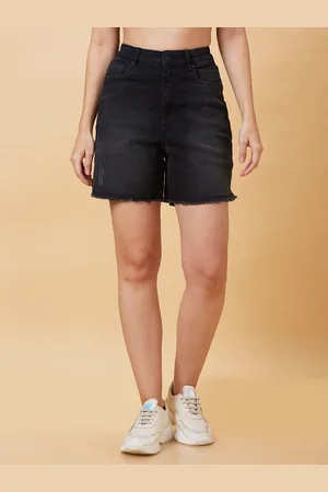 Being Human Women Washed Denim Shorts