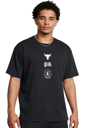 Under Armour Men Graphic Printed Round Neck Cotton Relaxed Fit T-shirt
