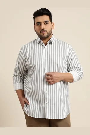 SOJANYA Men Grey Pure Cotton Classic Printed Casual Shirt