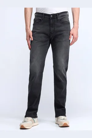 Flying Machine Men Straight Fit Light Fade Stretchable Jeans