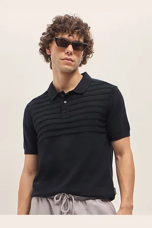 The Bear House Men Polo Collar T-shirt