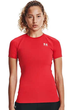 Under Armour Women Solid Round Neck Compression T-shirt