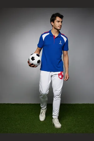 Celio Men Blue & White FIFA WC