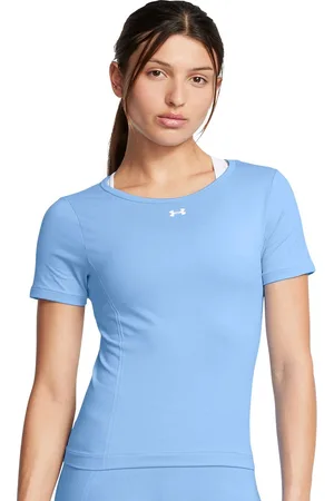 Under Armour Women Solid Round Neck Slim Fit T-shirt