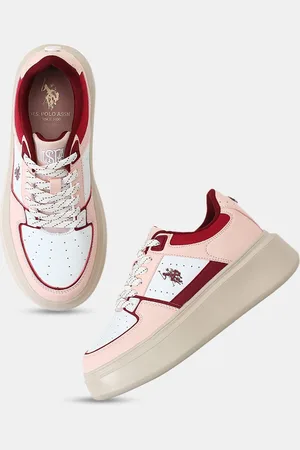 U.S. Polo Assn. Women Kai Colourblocked Lace-Up Sneakers