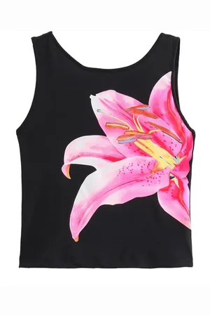 LULU & SKY Women Floral Printed Tank Top