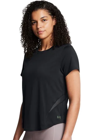 Under Armour Women Solid Round Neck T-shirt