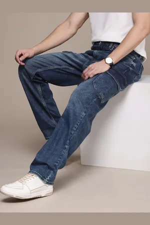 Nautica Men Heavy Fade Stretchable Caro Style Jeans