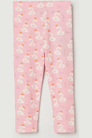 Lifestyle Infant Girls Printed Pure Cotton Ankle Length Leggings