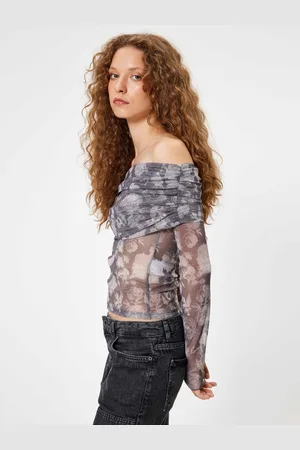 Koton Off-Shoulder Bardot Top