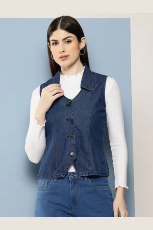 Chemistry Pure Cotton Denim Waistcoat